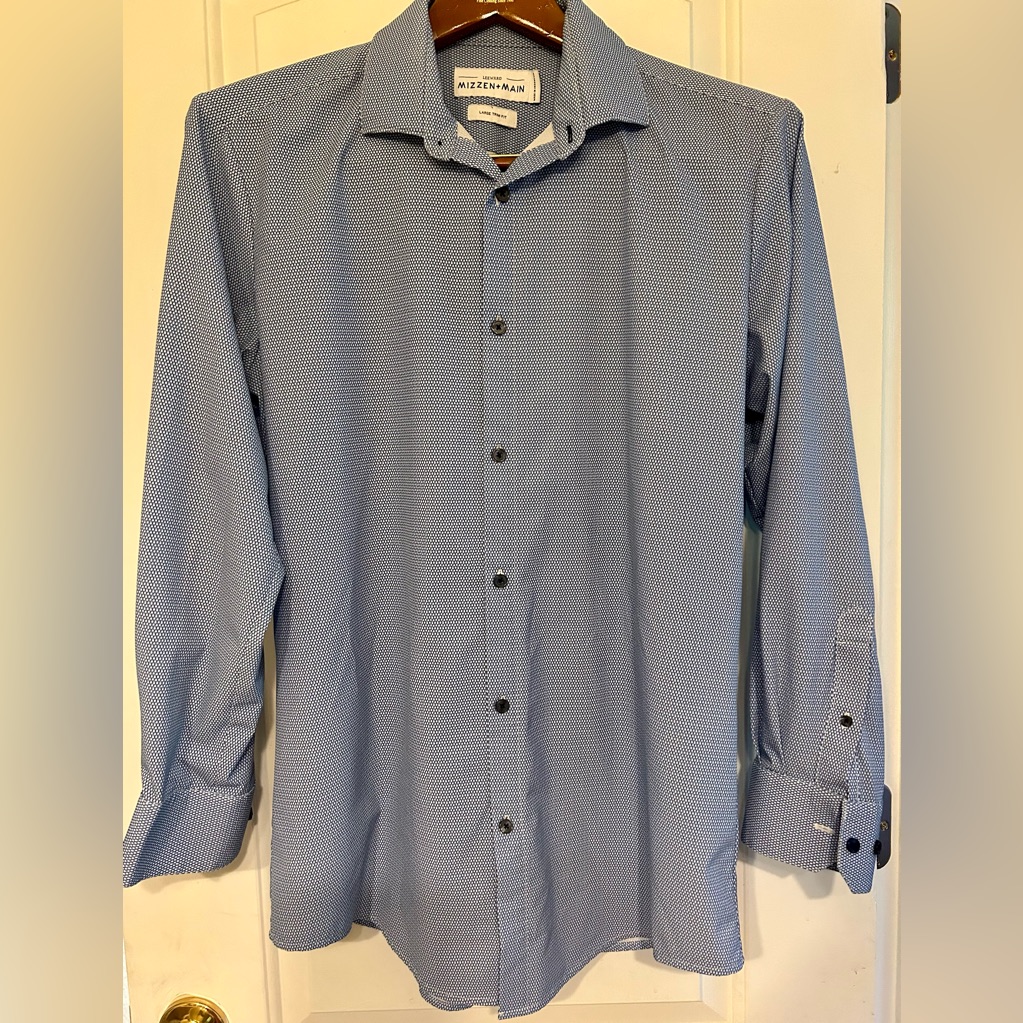 Mizzen + Main Size Large Trim Fit Long Sleeve